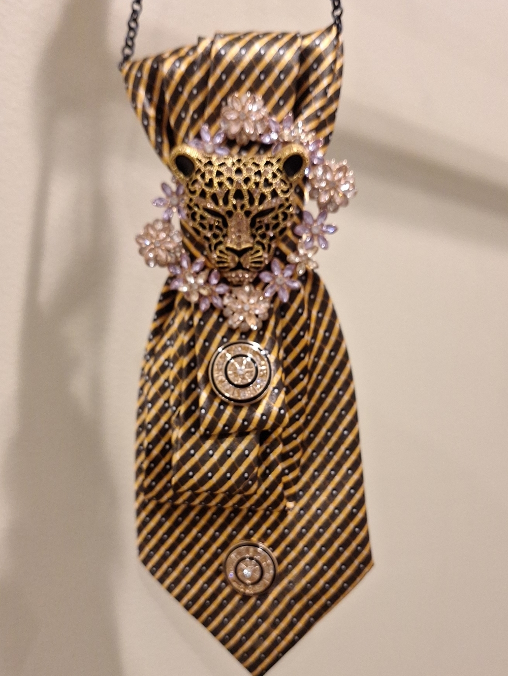 Claudio Nucci upcycled necktie necklace